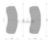 MAZDA D6Y13328ZA Brake Pad Set, disc brake